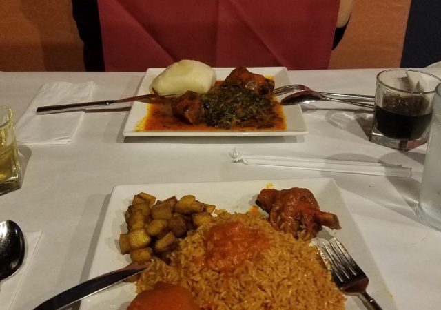 The main courses