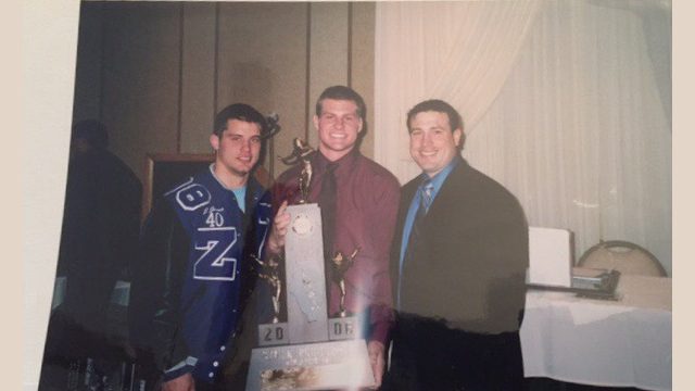 Jon Janus(left) with Bryan Stortz(right) at an All-Area banquet in 2006.