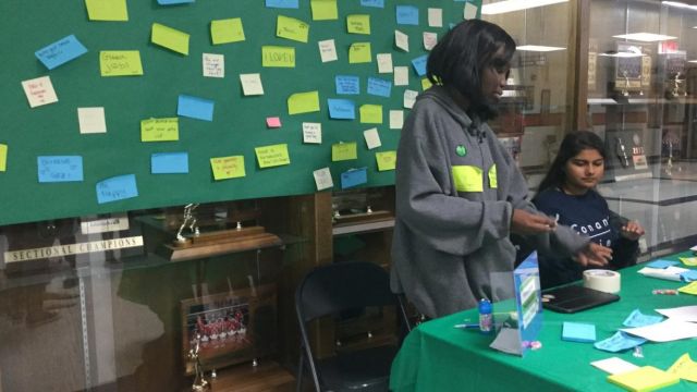 The fair also included a positivity booth that enabled participants to write positive messages on post-it-notes. “There's a stigma about the way that mental illnesses only happens to people that are insane. In a way, everyone experiences parts of mental illnesses,” Neishamia Kayizzi, ‘18, said. “I'm glad that the mental health fair spreads positivity and gives everyone a chance to see mental illnesses in a new light.”