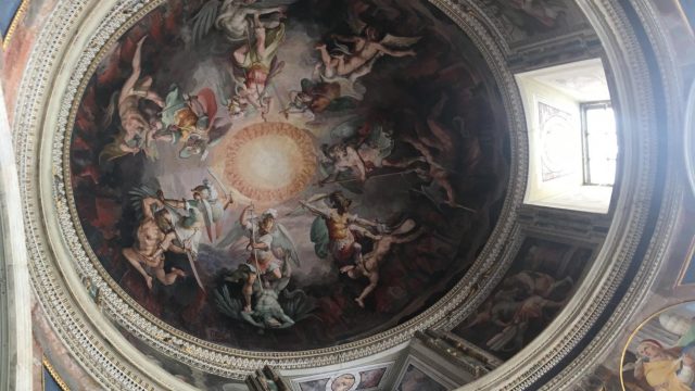 Ceiling inside the St. Peter's Basilica