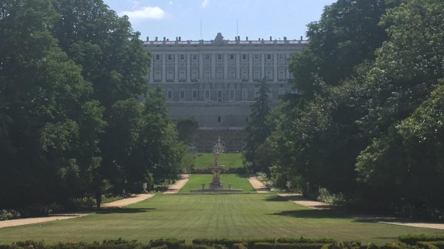 The Palacio Real in Madrid