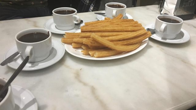 Chocolate and churros