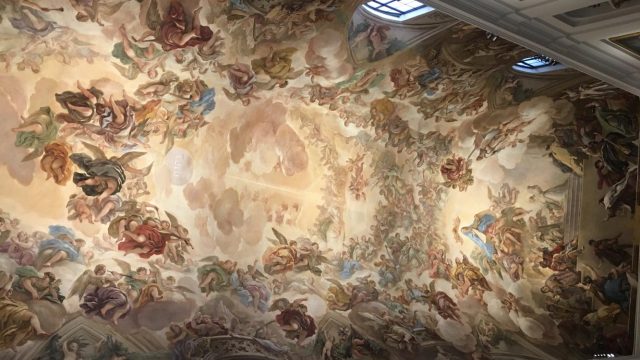 The ceiling of the Prado.
