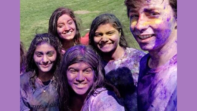 Graham and friends at SASA Holi.
