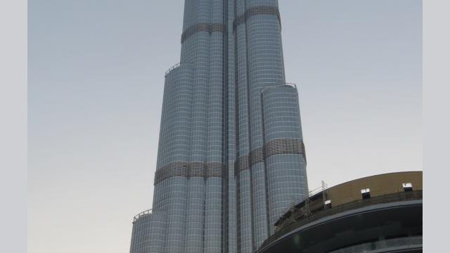 The world’s tallest building, Burj Khalifa