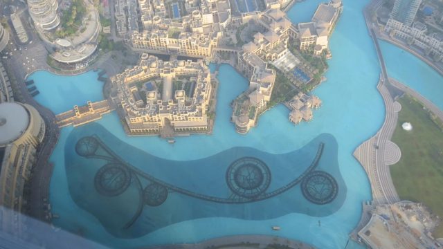View from the top of the Burj Khalifa