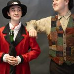 Mary Poppins (Maya Cronfel ‘25) and Bert (Dylan Carlyon, ‘25)